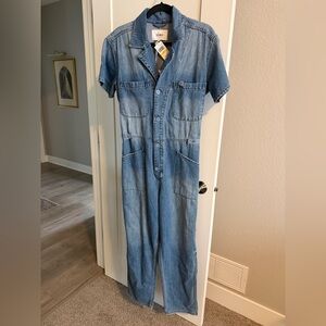 Pistola Light Blue Denim Jumpsuit